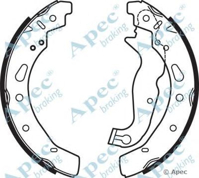 APEC BRAKING shu769 -  Комплект тормозных колодок